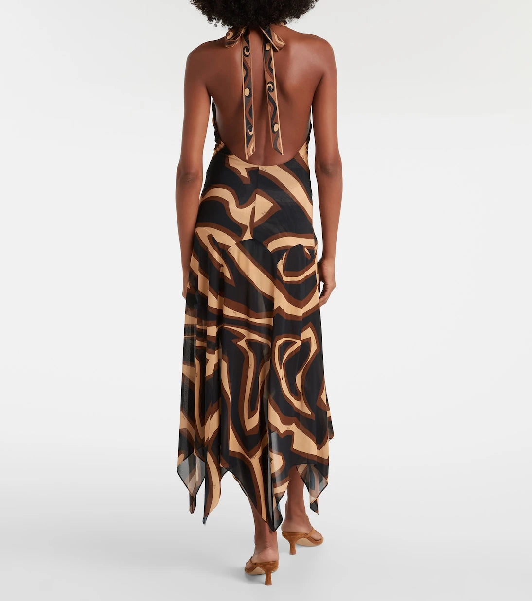 Pucci - Labirinto muslin jersey midi dress