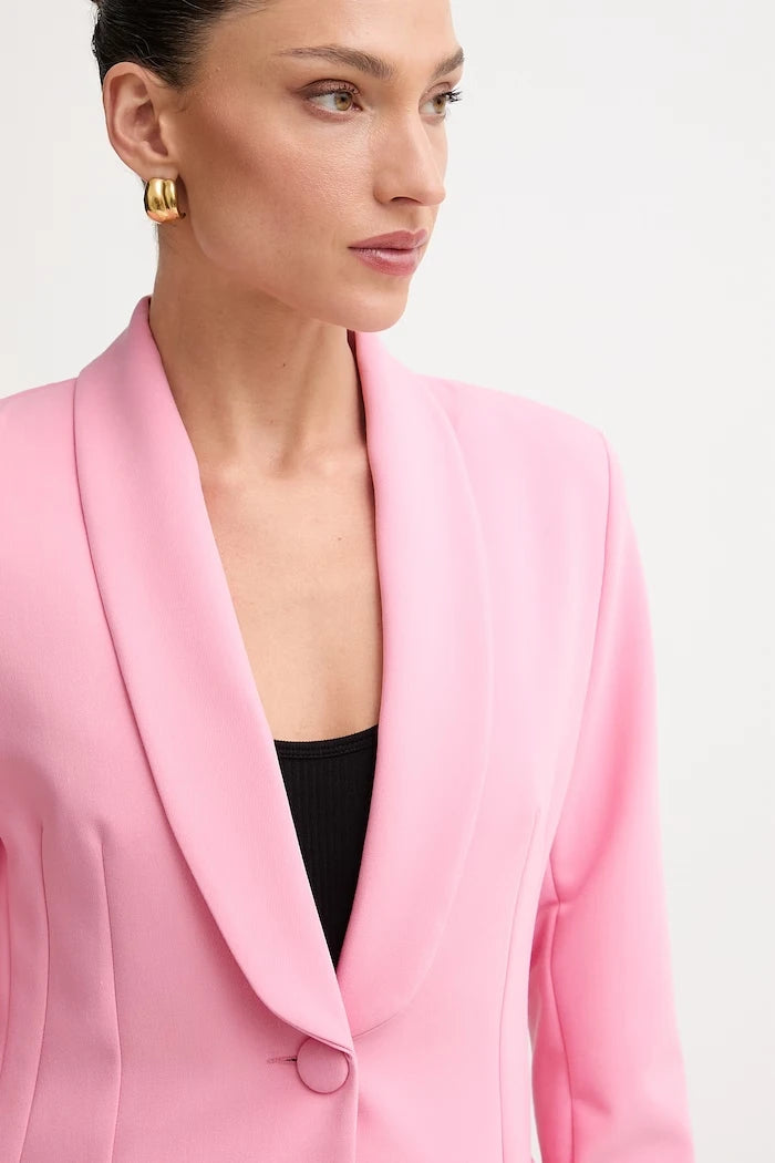 Morgan tek düğmeli kadın viskon blazer ceket