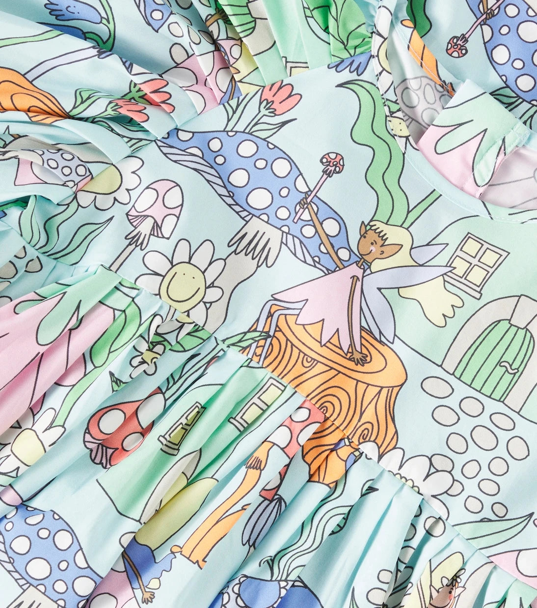 Stella McCartney Kids - Floral cotton dress