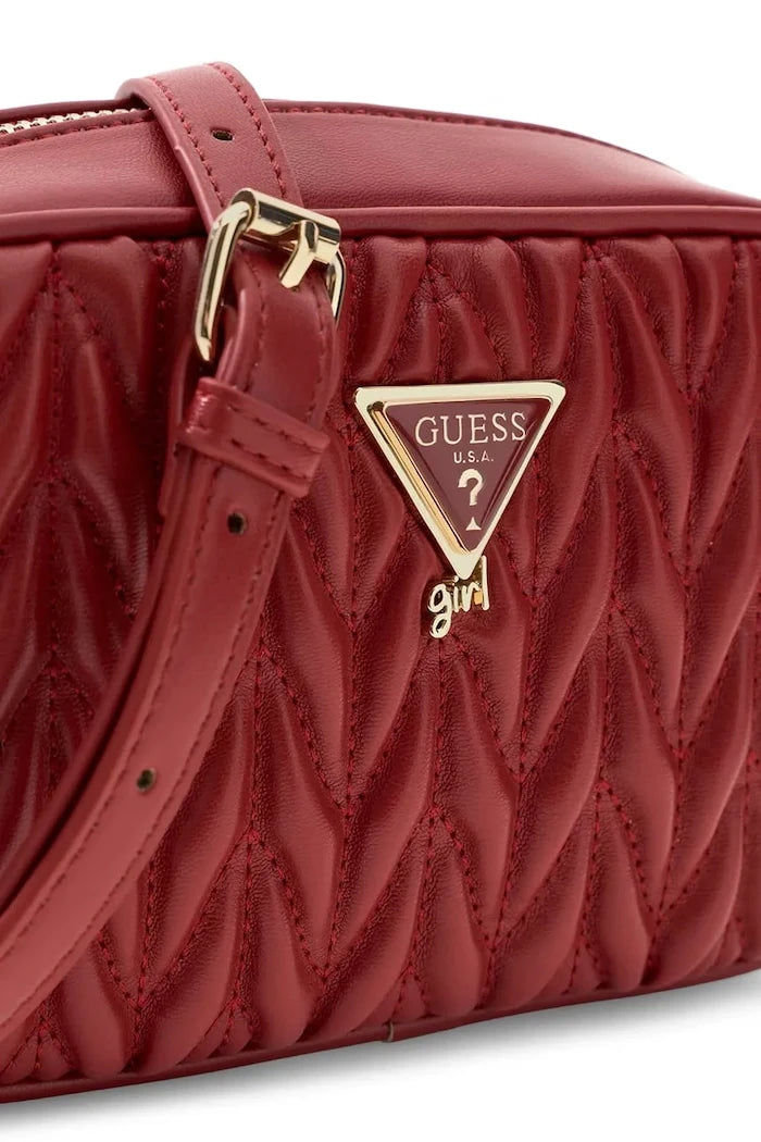 Guess çocuklar için suni deri crossbody çanta