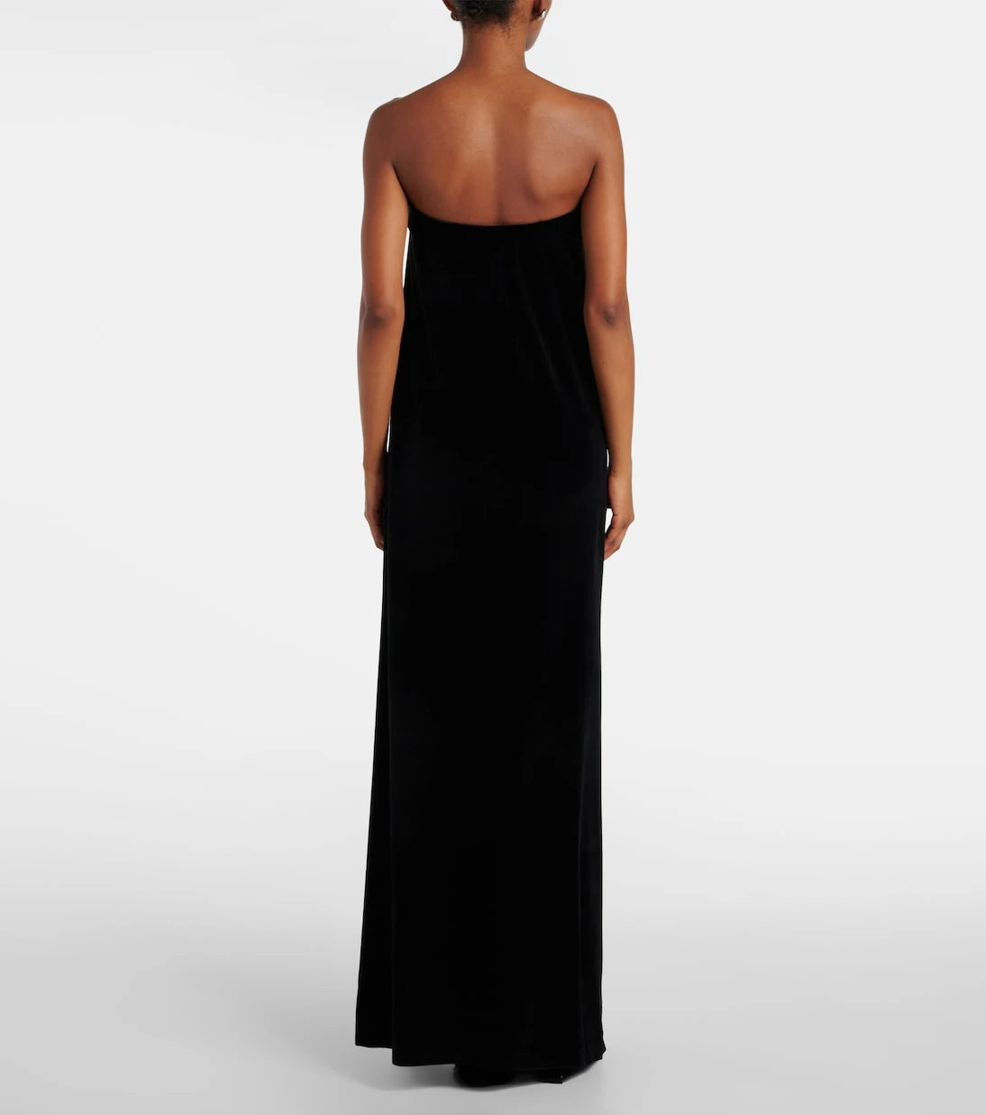 Norma Kamali - Strapless velvet gown