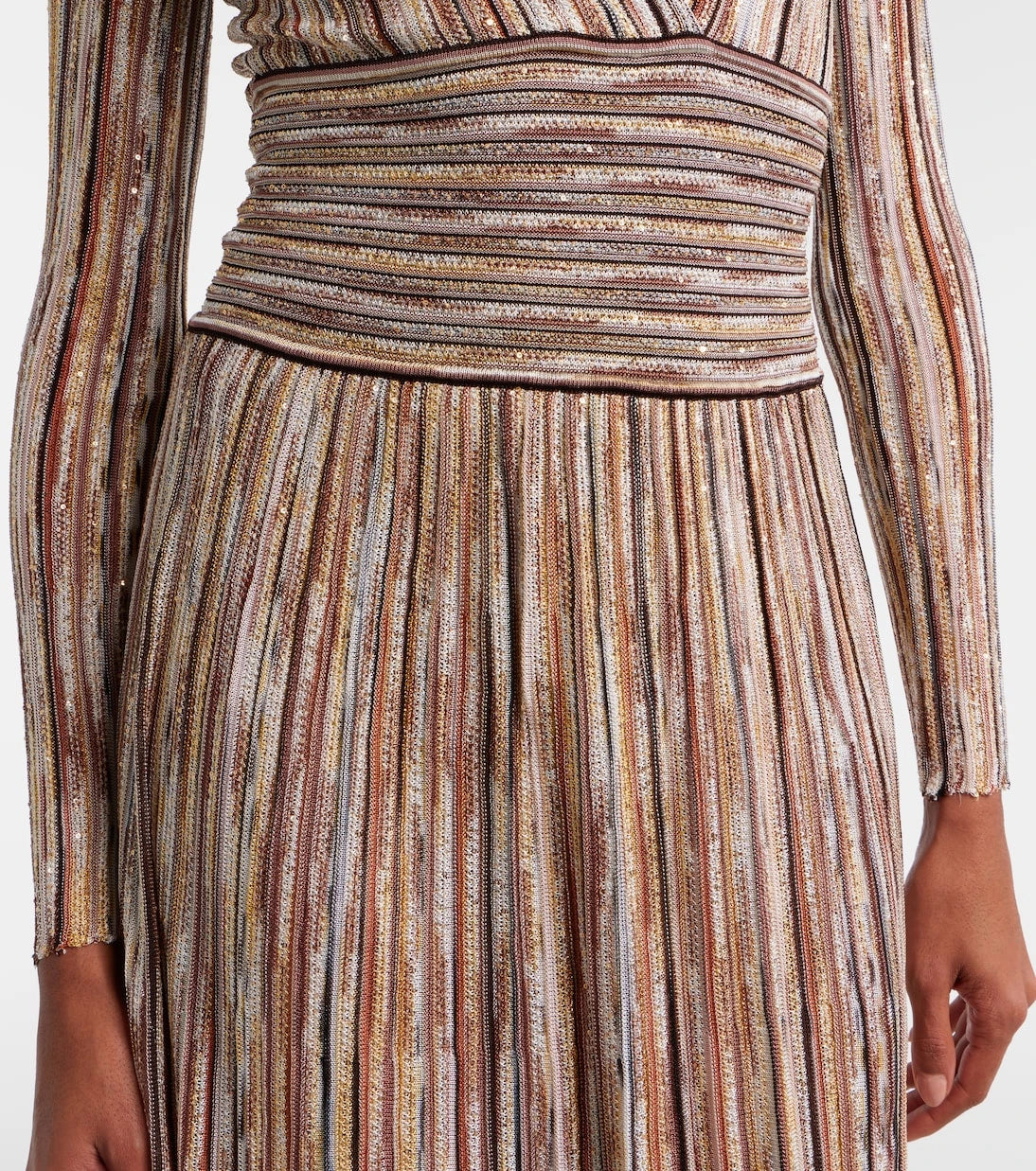 Missoni - Sequined striped maxi dress