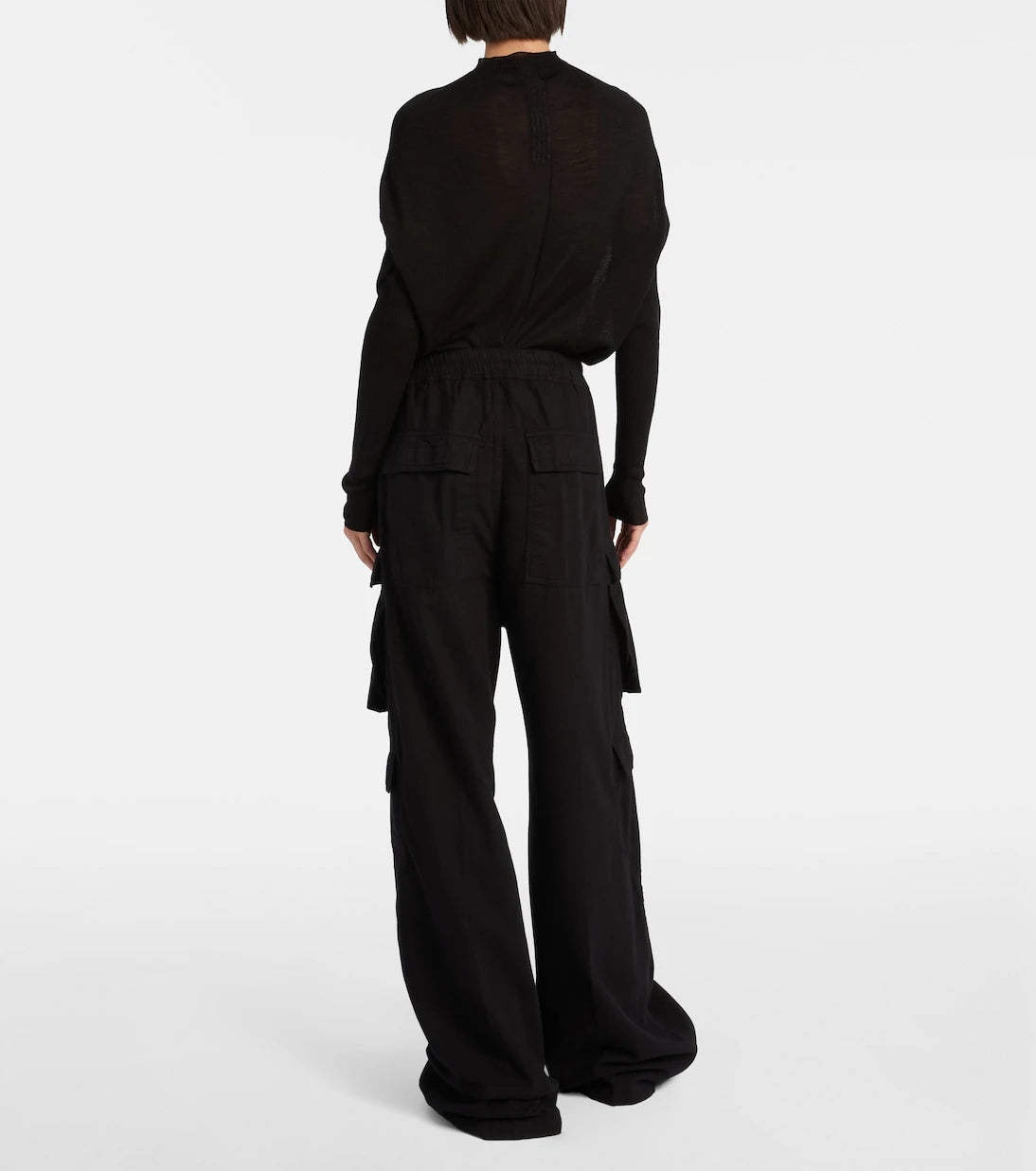 Rick Owens - Jumbo Belas high-rise cotton cargo pants