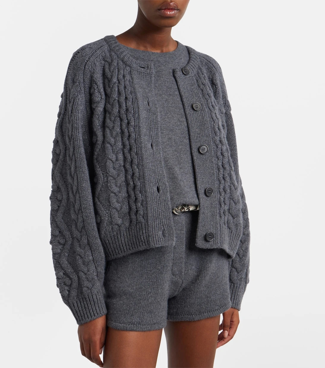 Lisa Yang - Winroe cable-knit cashmere cardigan