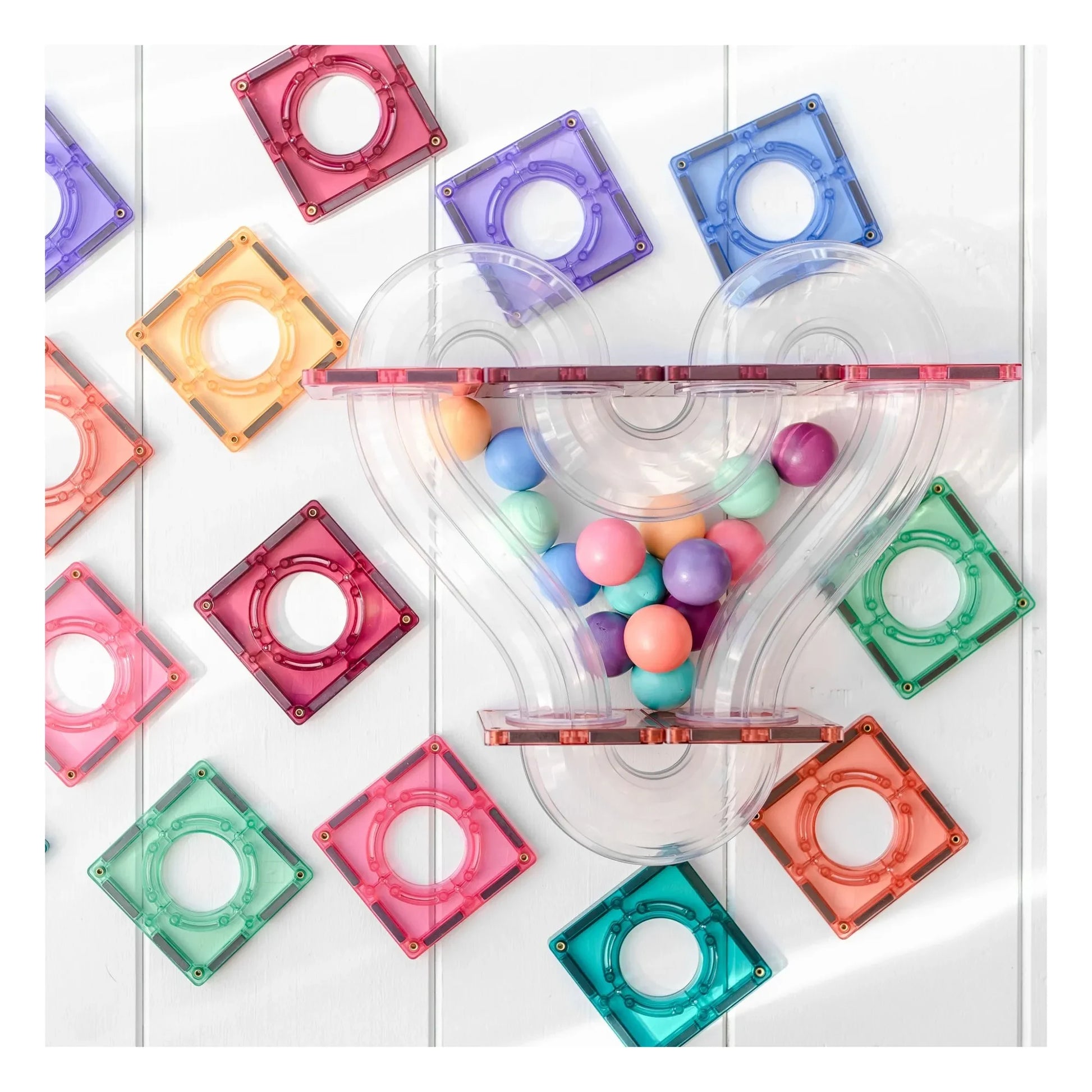 Connetix - Ball Run pack - 106 pieces | Pastel