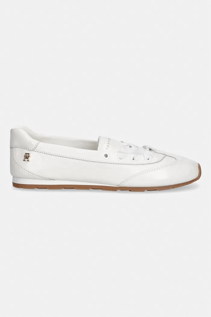 Tommy Hilfiger балеринки от кожа BELLA BALLET SNEAKER