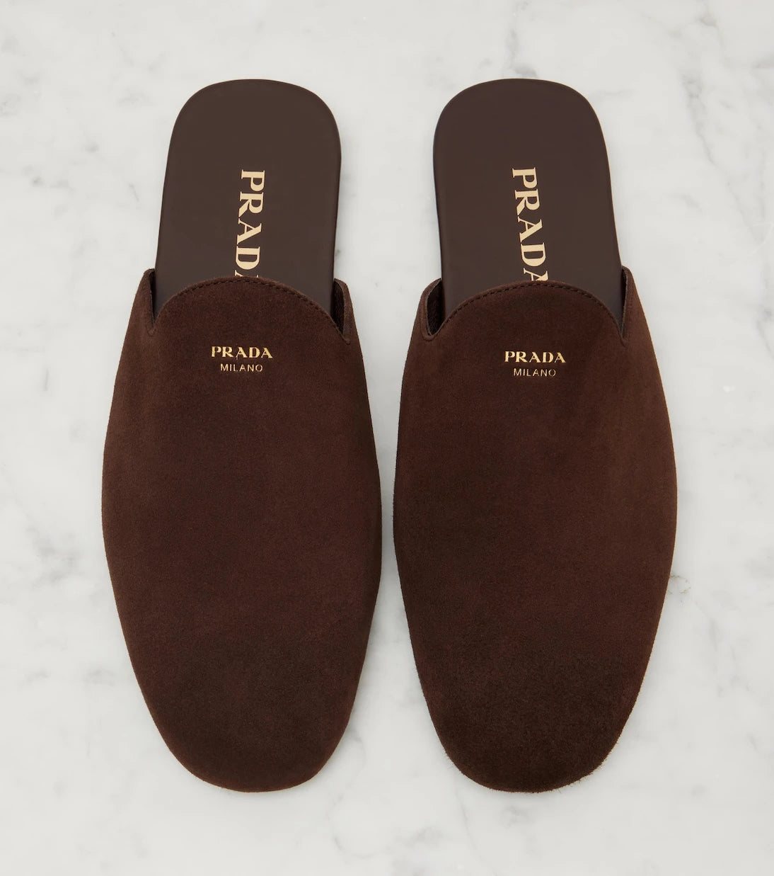 Prada - Suede mules