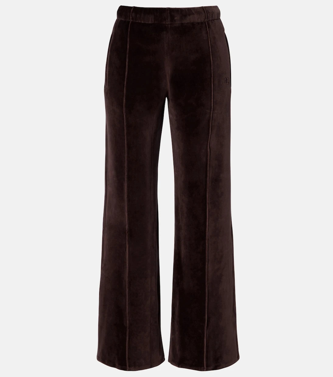 Courrèges - Cotton-blend velvet sweatpants