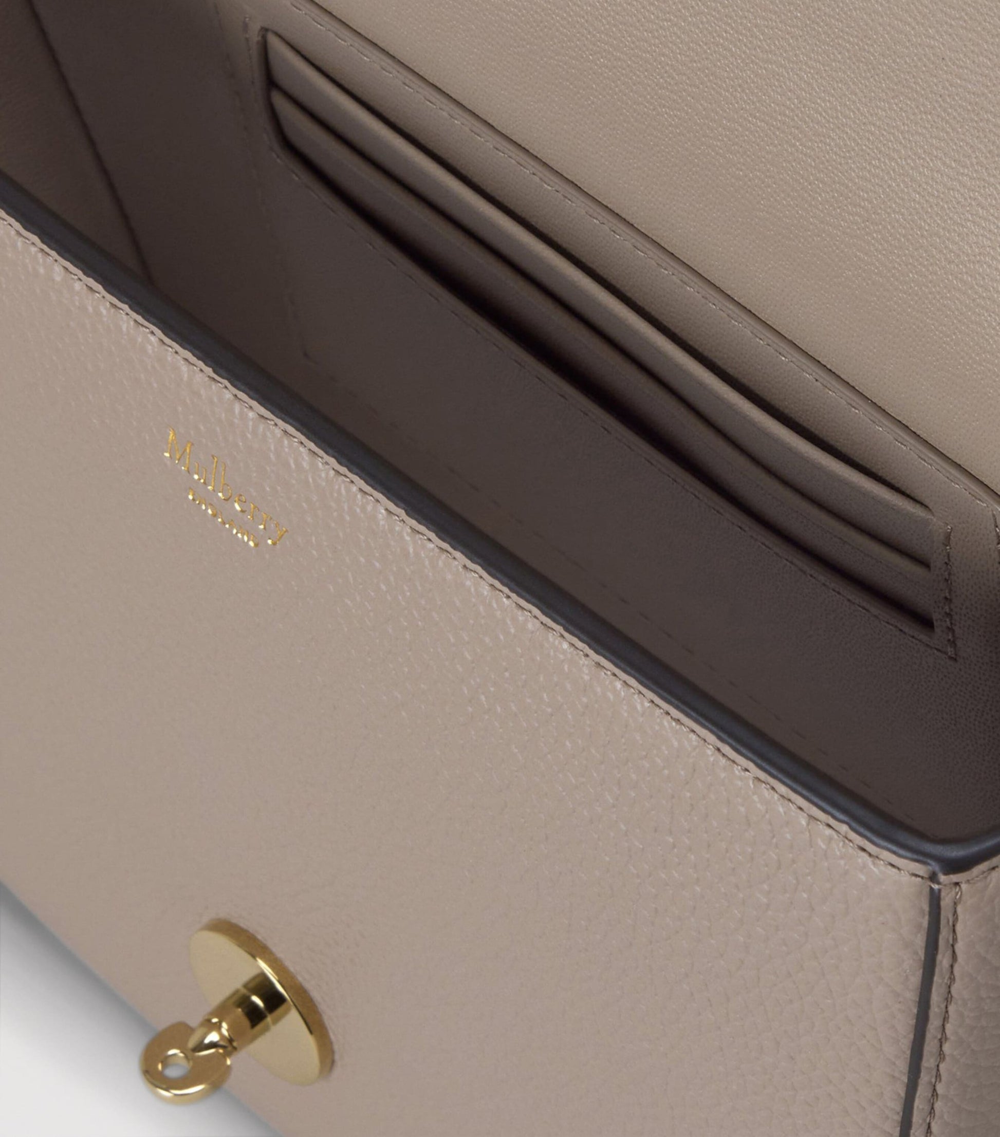 Mulberry BEIGE Small Leather Darley Shoulder Bag