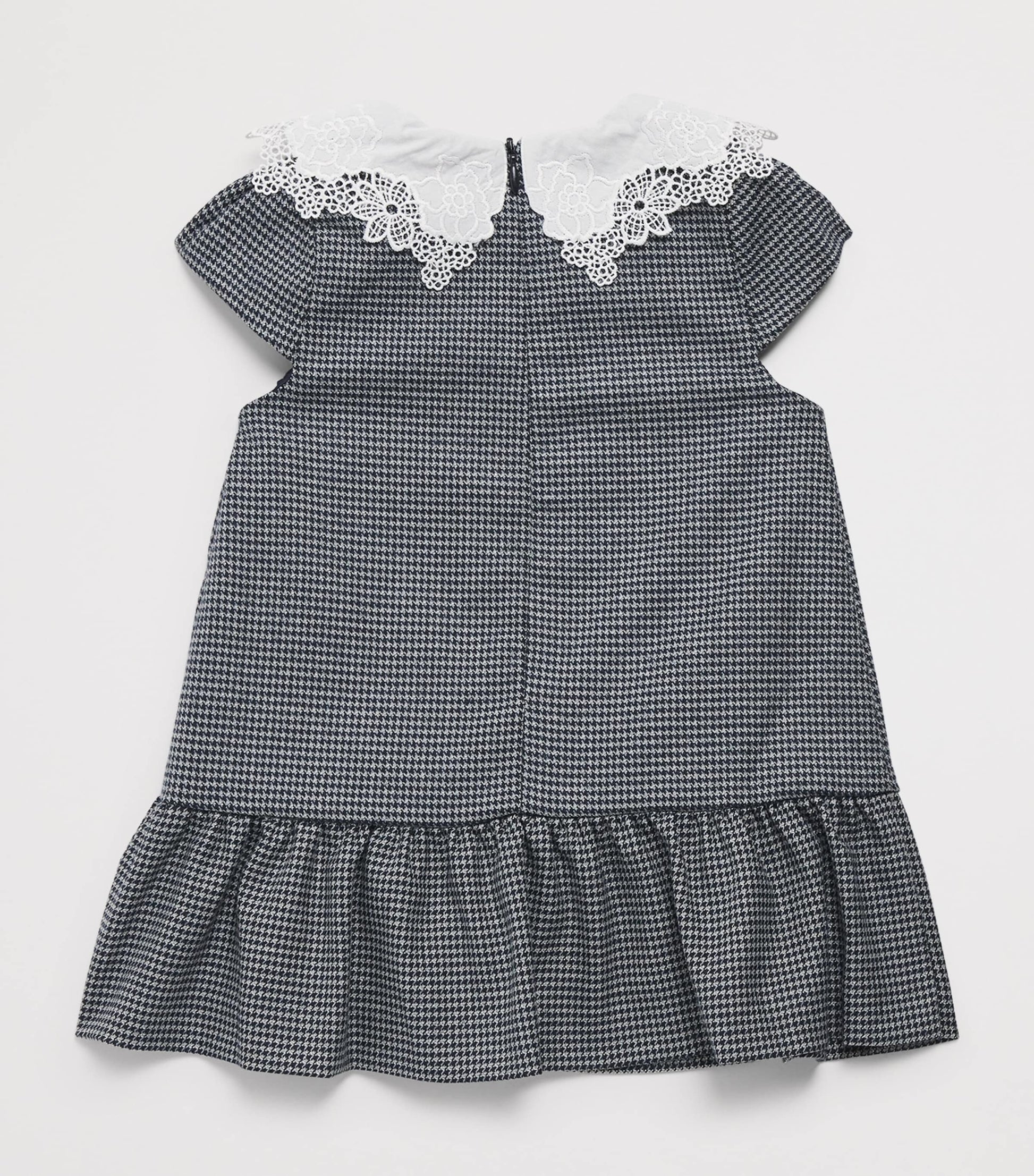 Collared Houndstooth Dress (3 Months-4 Years)