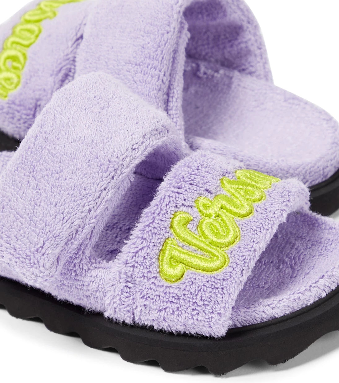 Versace Kids - Appliqué toweling sandals
