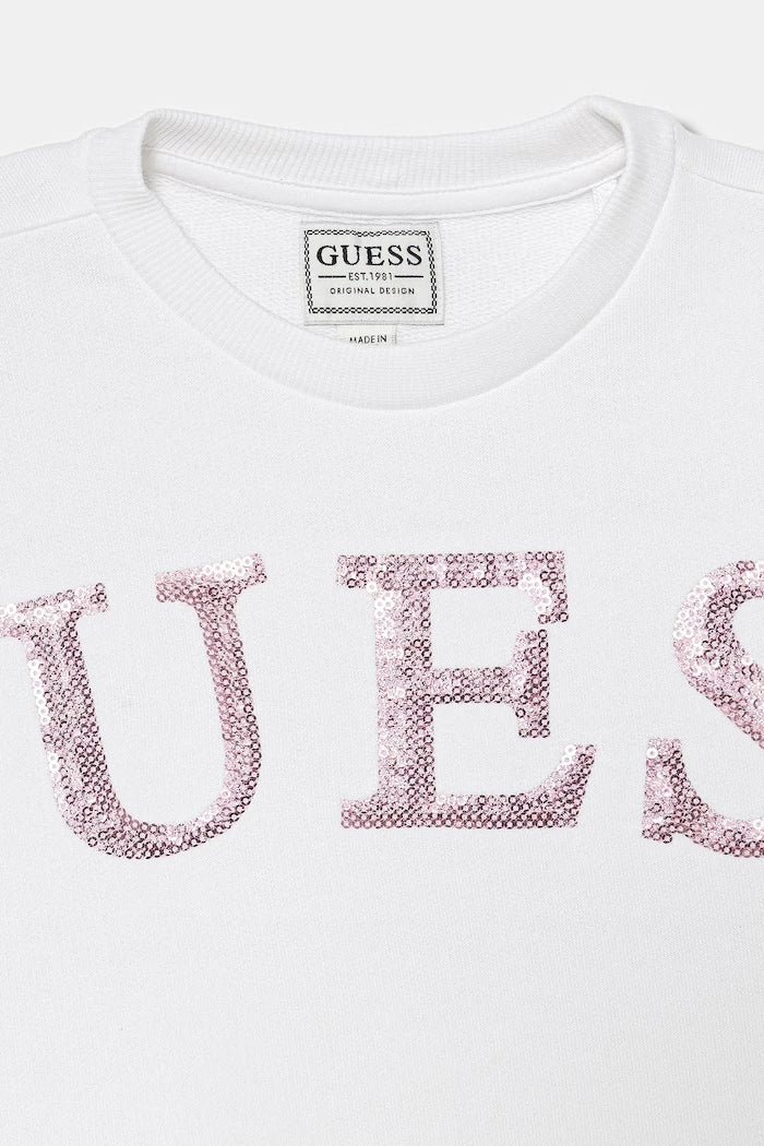 Guess Çocuk Pamuklu Sweatshirt