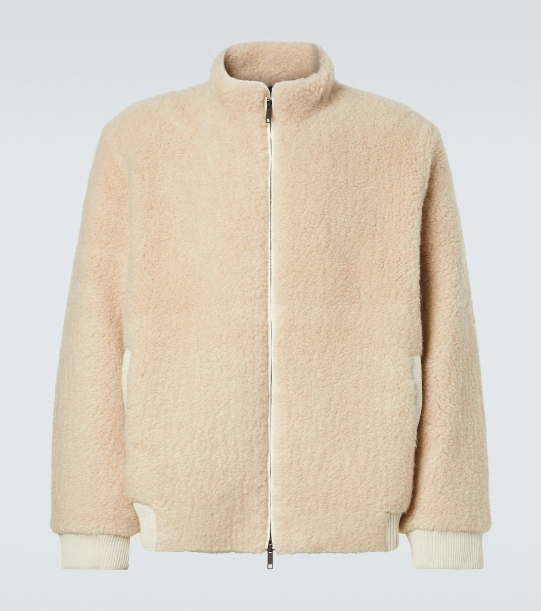 God's True Cashmere - T-Bird cashmere jacket with emerald