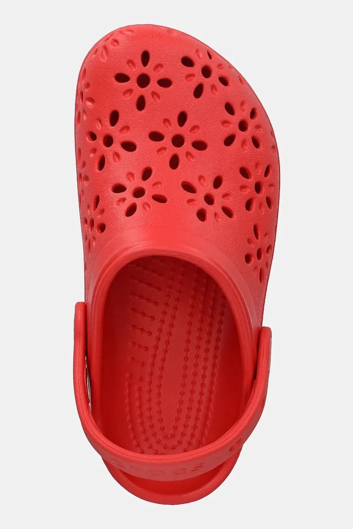 Crocs CLASSIC FLORAL CUT OUT CLOG KIDS