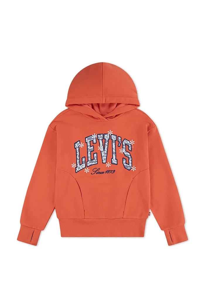 Levi's Çocuk Pamuklu Kapüşonlu LOGO HOODIE