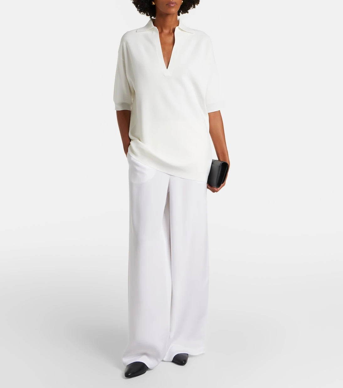 Max Mara - Silk crêpe de chine wide-leg pants