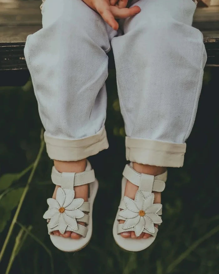 Donsje Tuti Fields Sandals Daisy Bebek Deri Sandalet