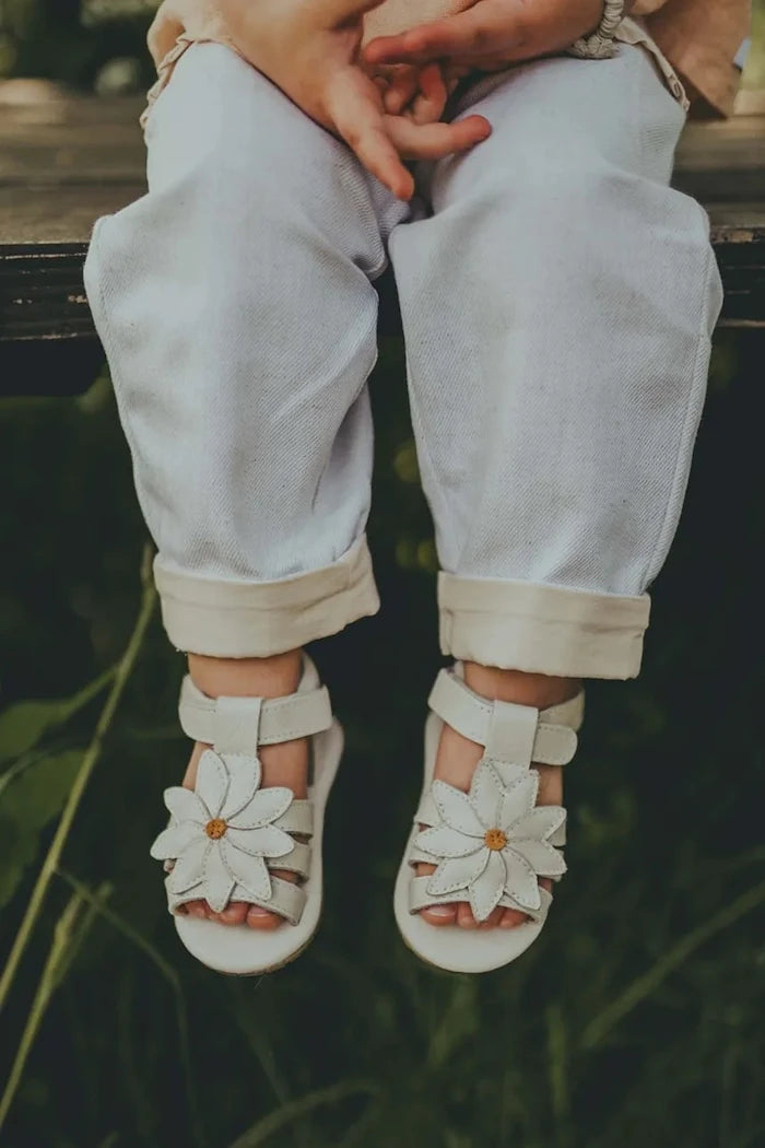Donsje Tuti Fields Sandals Daisy Bebek Deri Sandalet