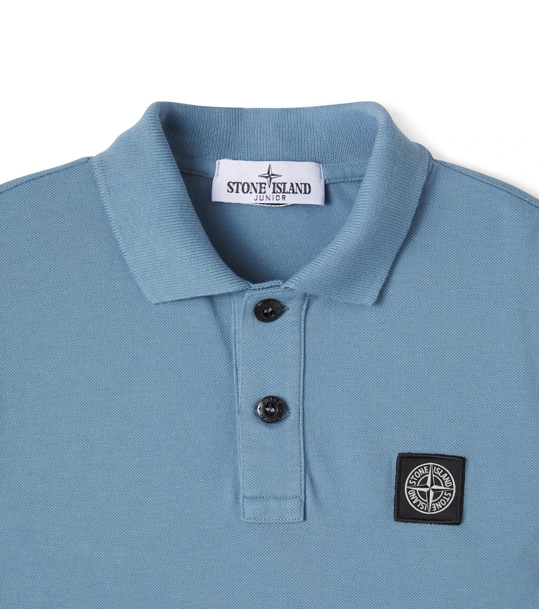 Stone Island Junior - Cotton-blend polo shirt