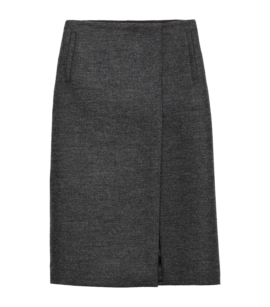 Prada Rush Stitch Midi Skirt