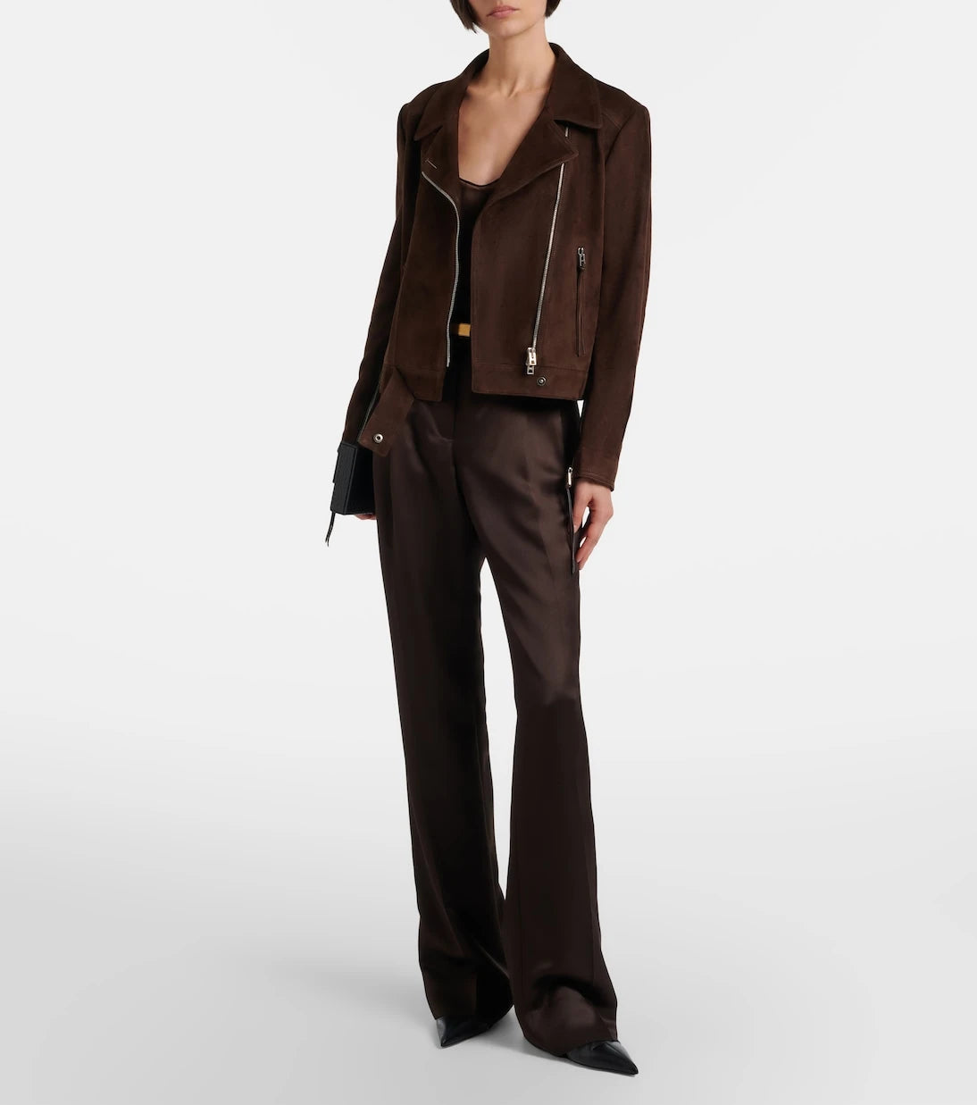 Tom Ford - Pleated silk straight pants