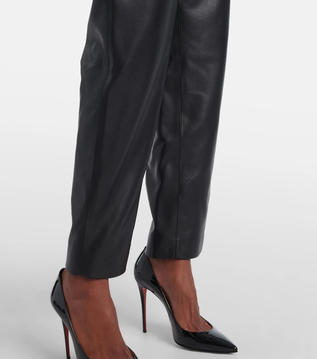 Balmain - High-rise tapered pants