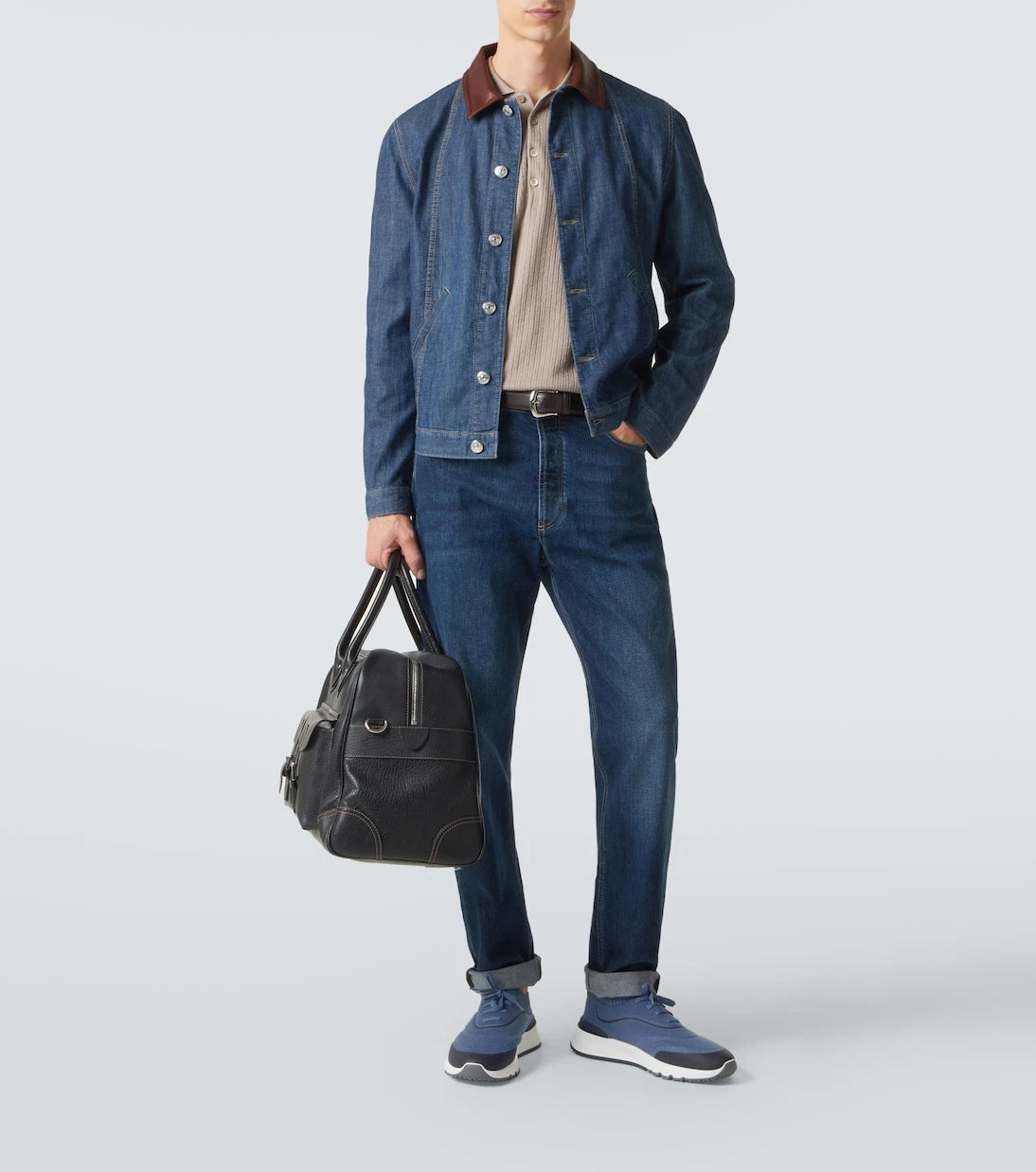 Brunello Cucinelli - Techno knitted sneakers