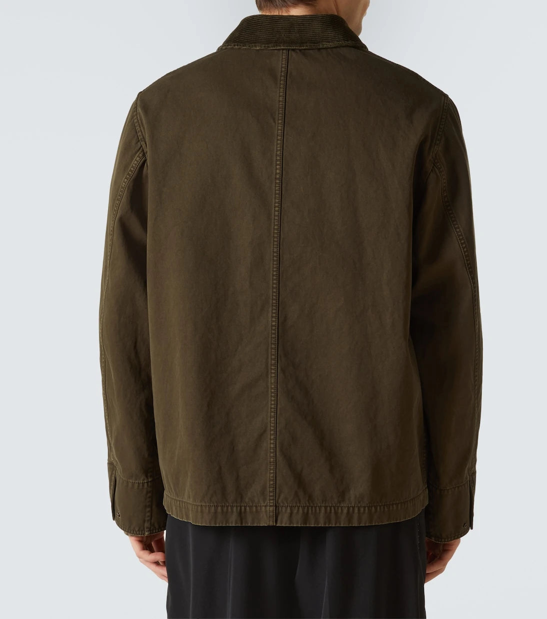 Burberry - Corduroy-trimmed cotton twill field jacket
