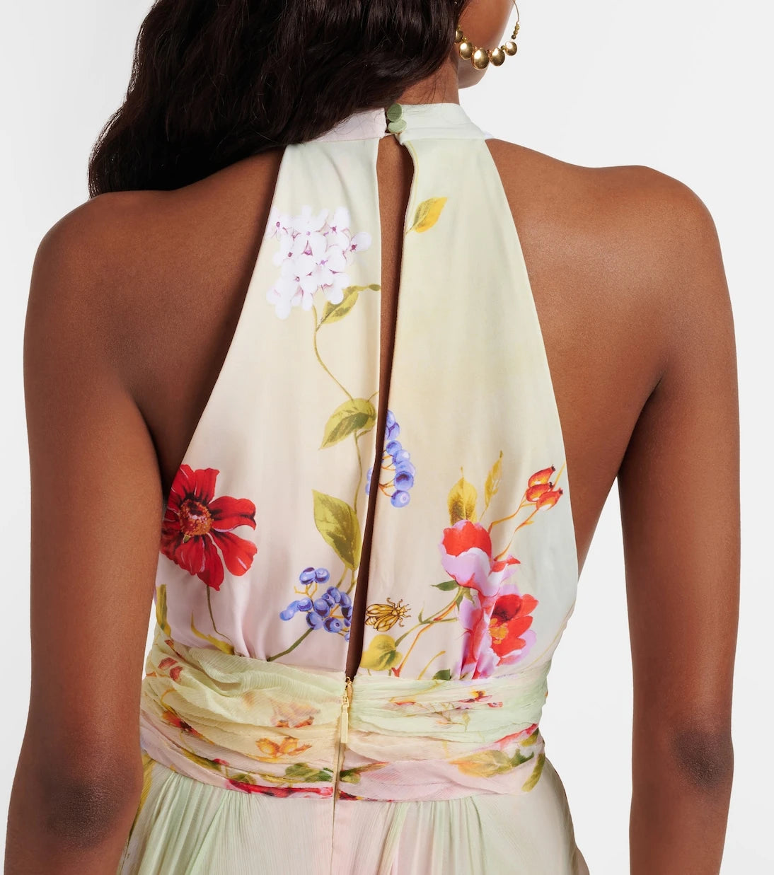Roberto Cavalli - Floral silk gown