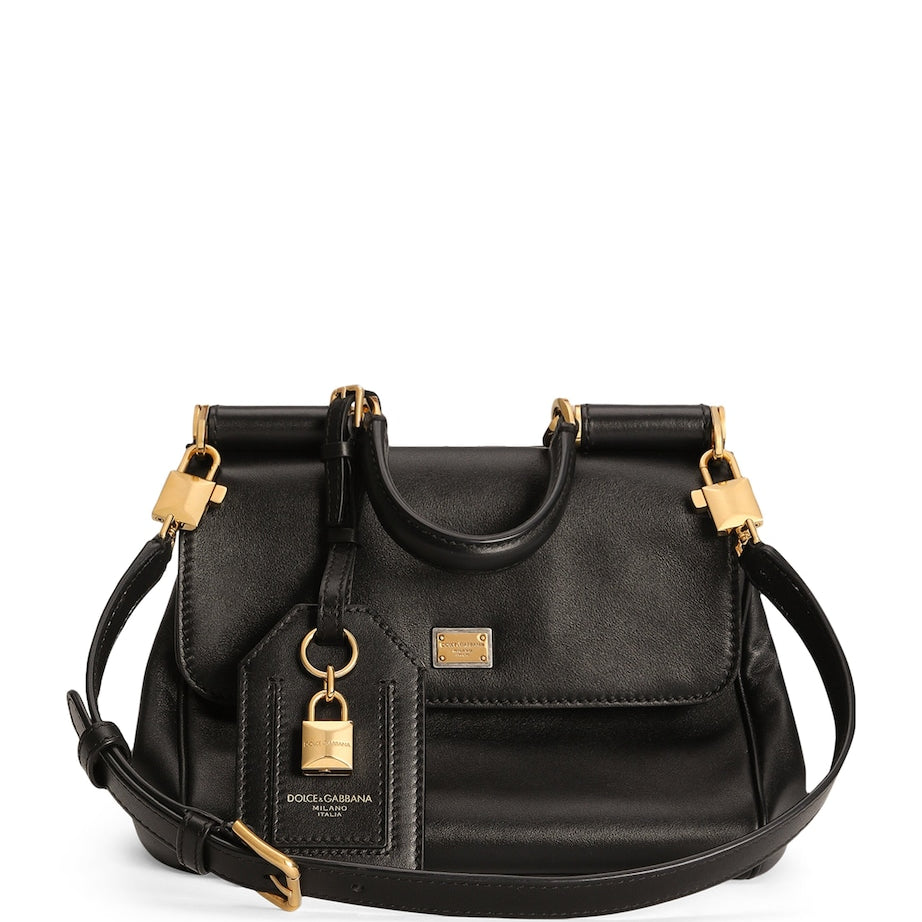 Dolce & Gabbana Multi Leather My Sicily Top-Handle Bag