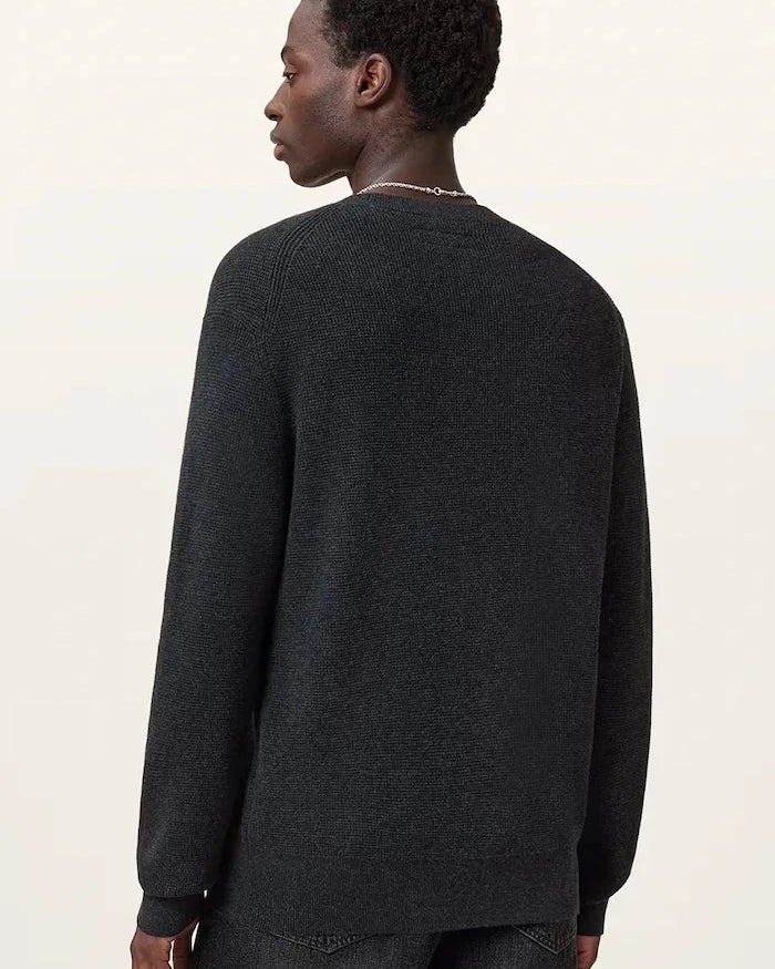 AllSaints erkek yün karışımlı kazak