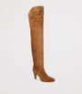 Chloé Brown Suede Eve Over-The-Knee Boots 85