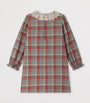 Bonpoint Burgundy Check Print Dress (10-14 Years)