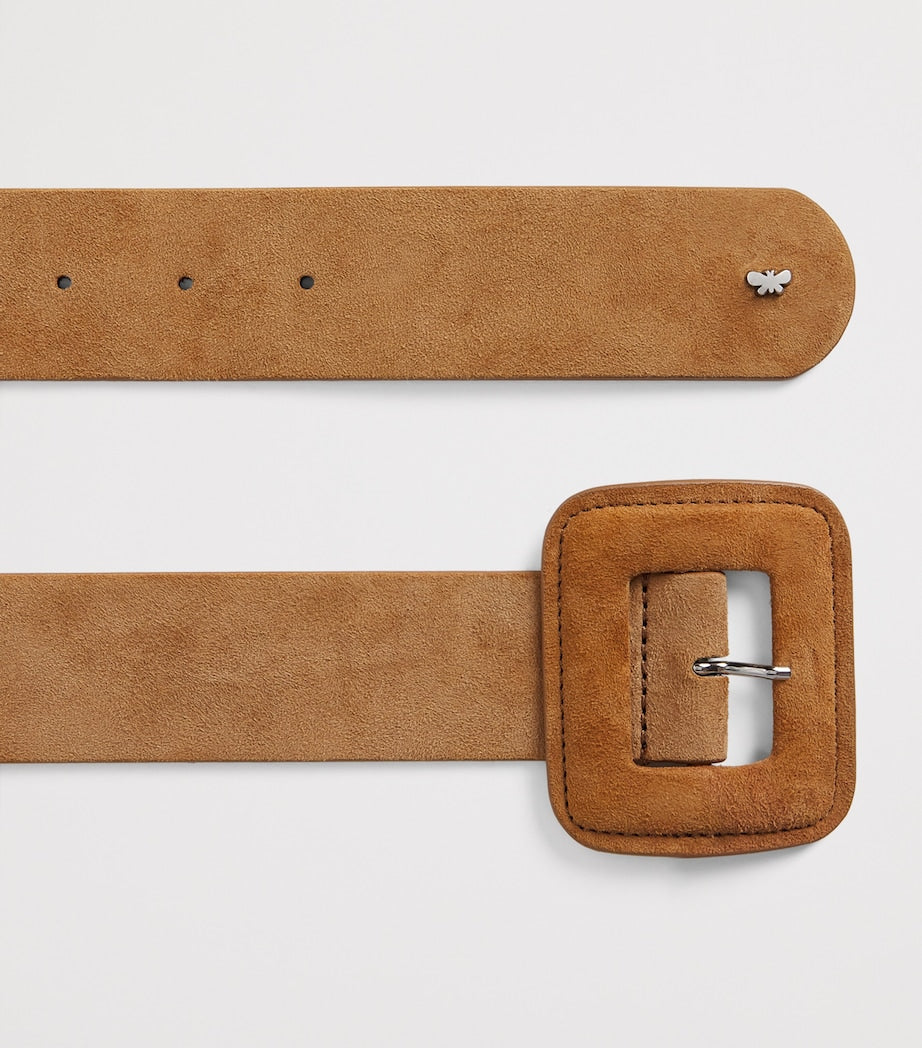 Brown Suede Tonal Belt