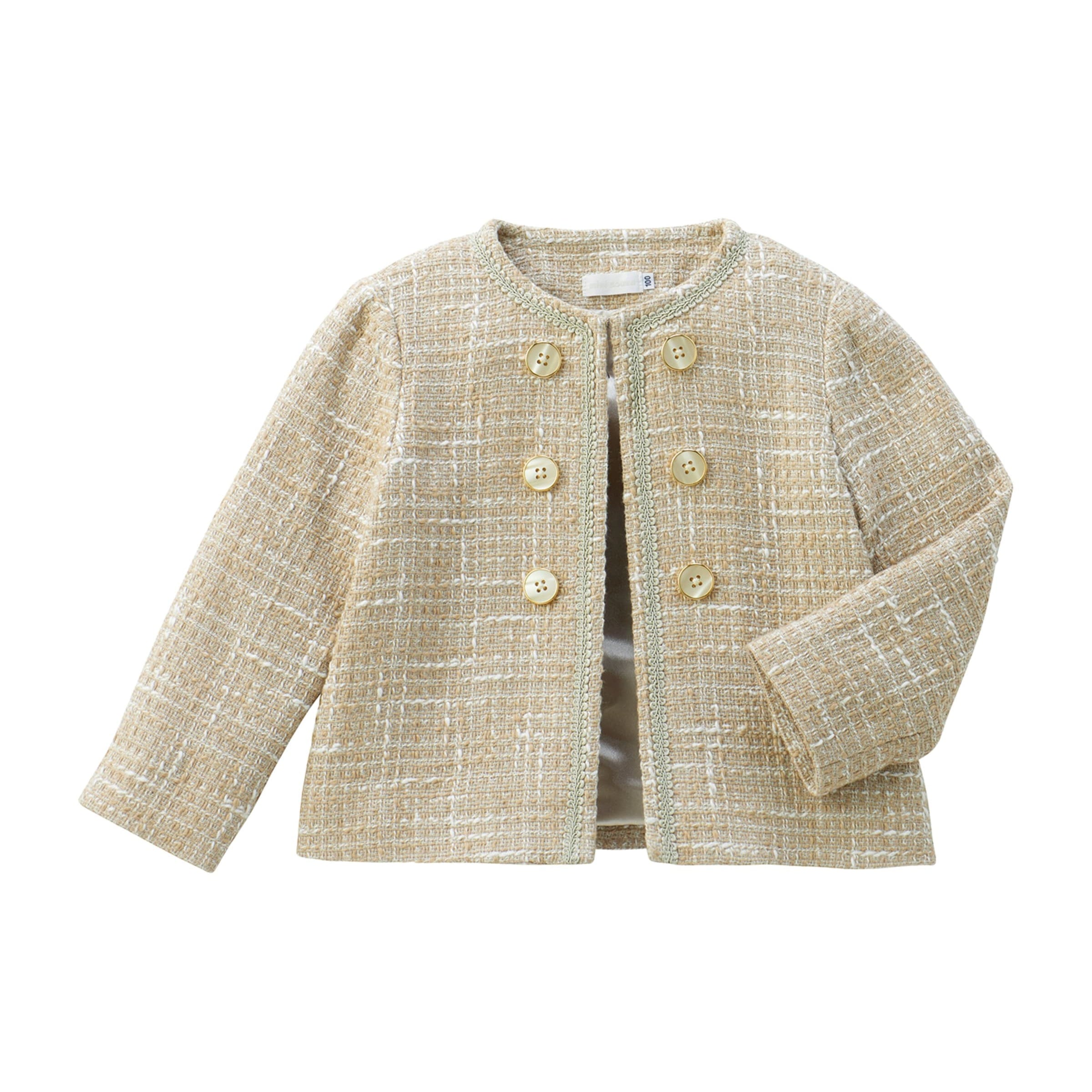Miki House Tweed Jacket (3-9 Years)