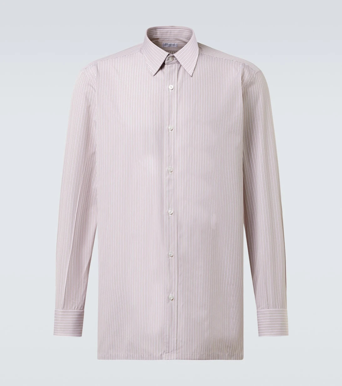 Charvet - Striped cotton poplin shirt