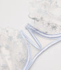 Kiki de Montparnasse Blue Lace Mathilde Demi Plunge Bra
