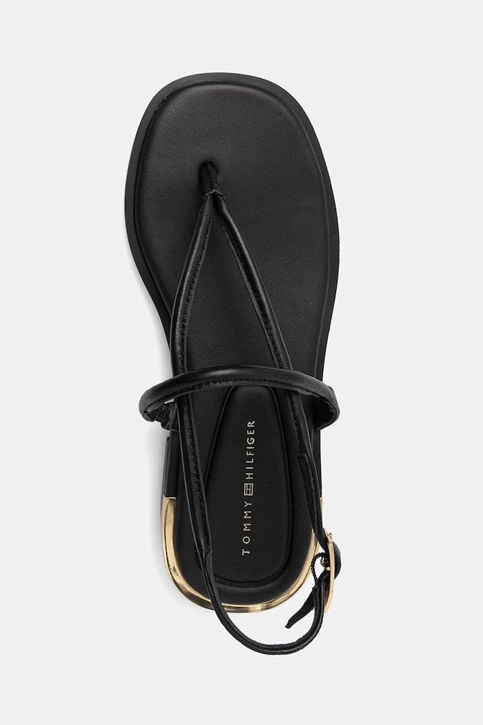 Tommy Hilfiger Kadın Deri Sandalet GOLD HEEL DRESSY SANDAL