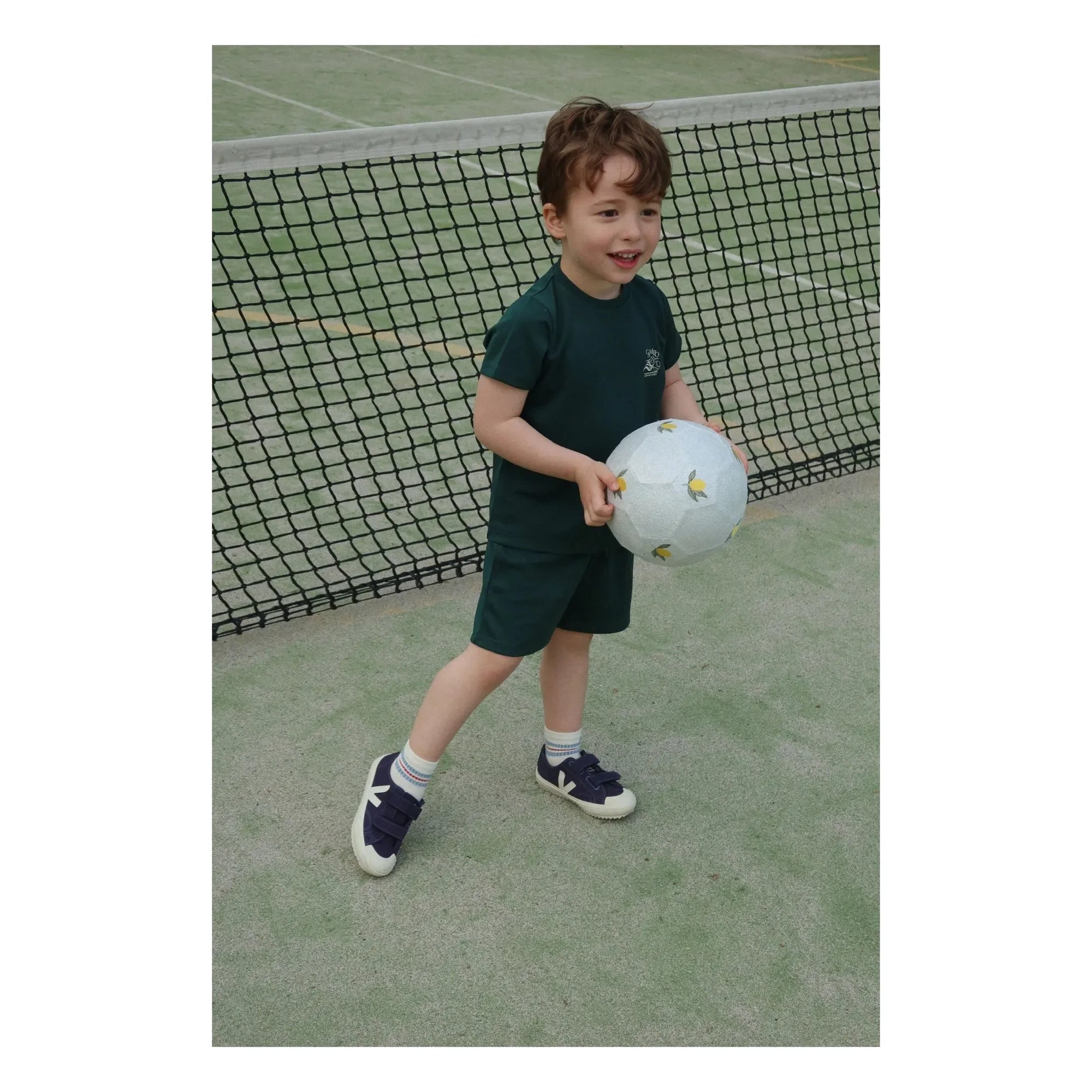 Konges Sløjd - Bolt Recycled Fiber T-shirt and Short Set | Dark green