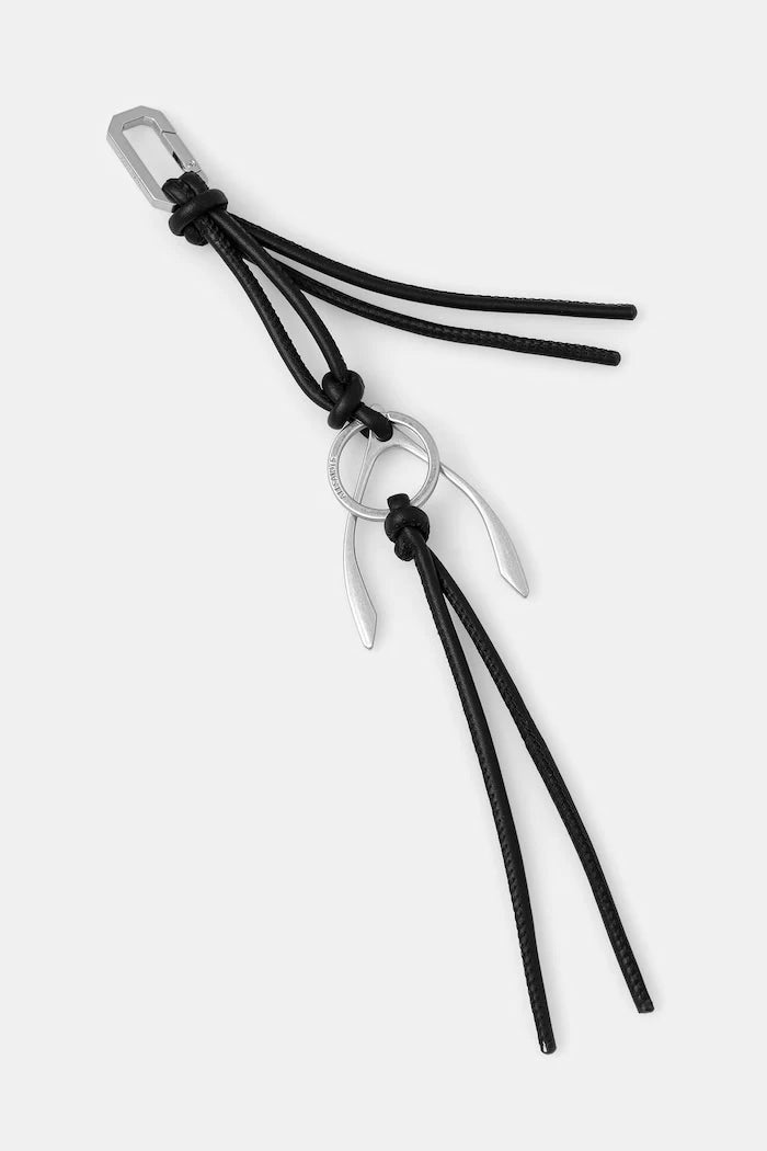 AllSaints ключодържател дамски от кожа WISHBONE