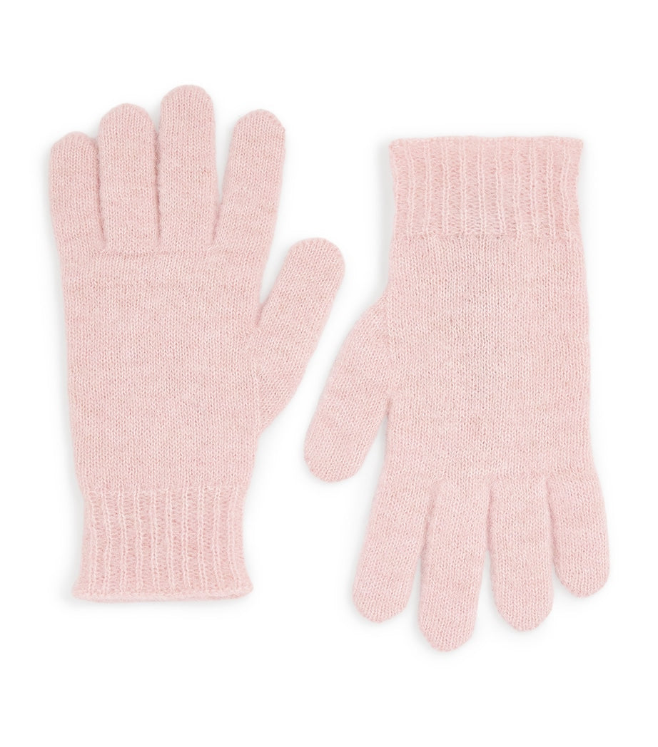 Vivienne Westwood Pink Wool-Blend Fluffy Gloves