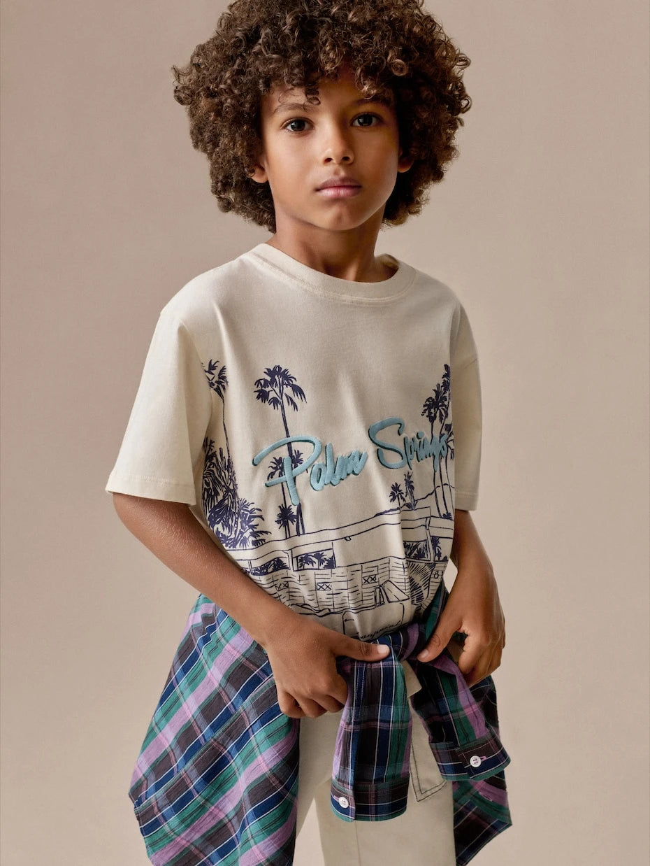 Bonpoint - Eidan Palm Springs cotton jersey T-shirt