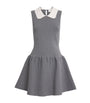 Claudie Pierlot Grey Cotton-Blend Skater Dress