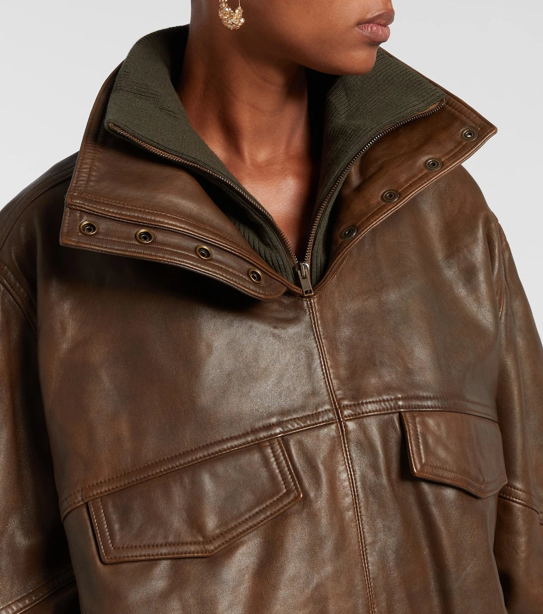 Isabel Marant - Dorry oversized leather jacket