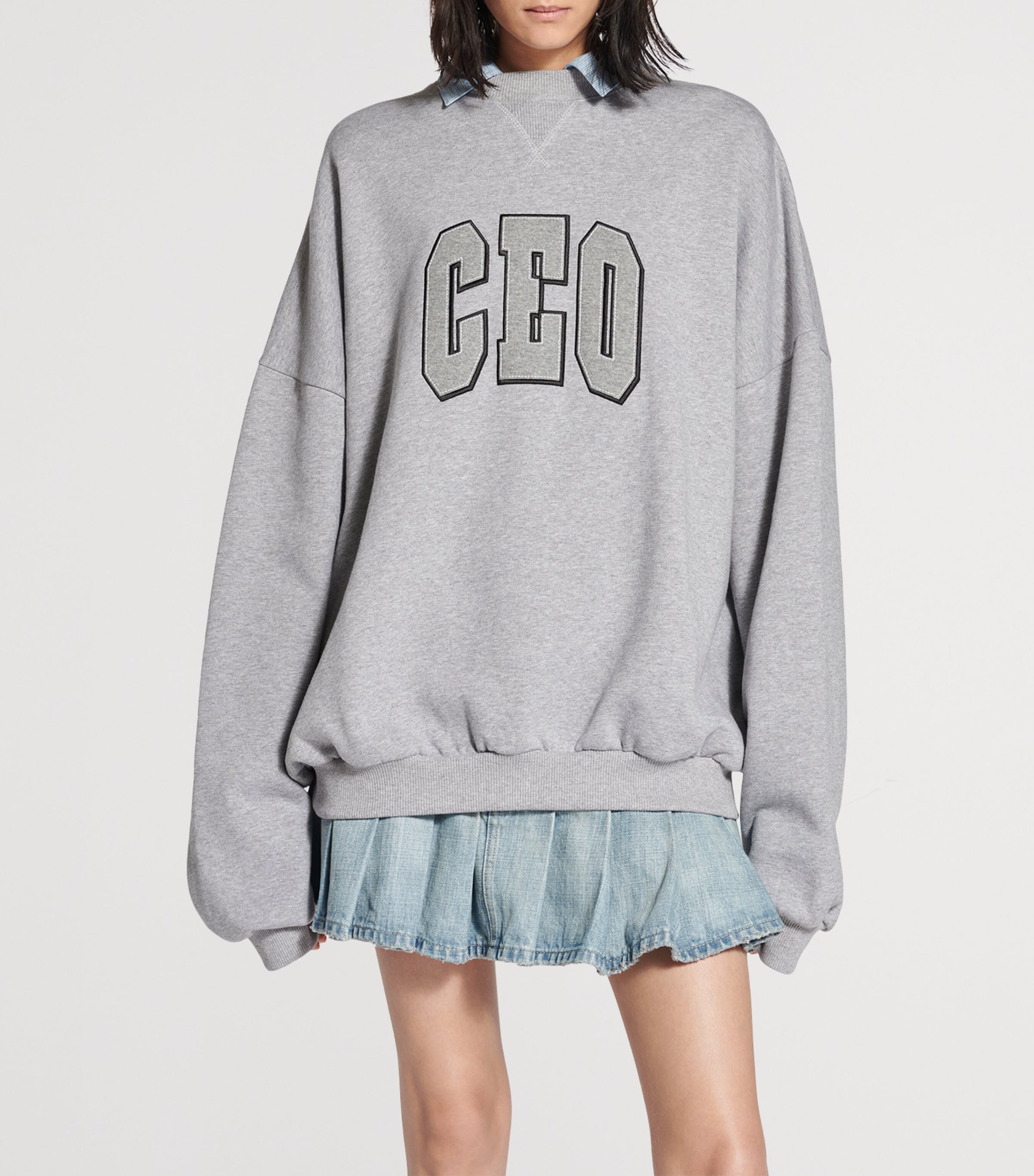 Grey Cotton CEO Sweatshirt