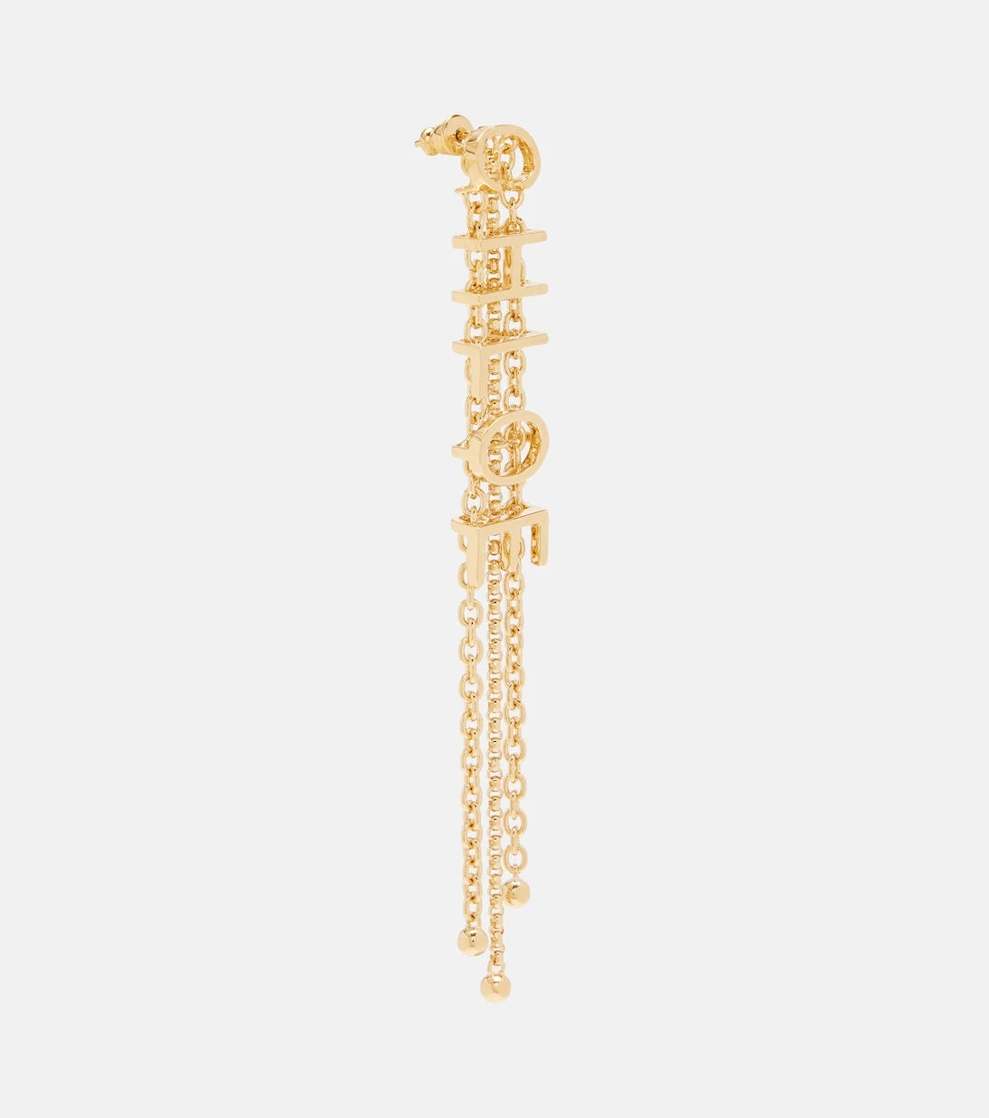 Chloé - Laiton drop earrings