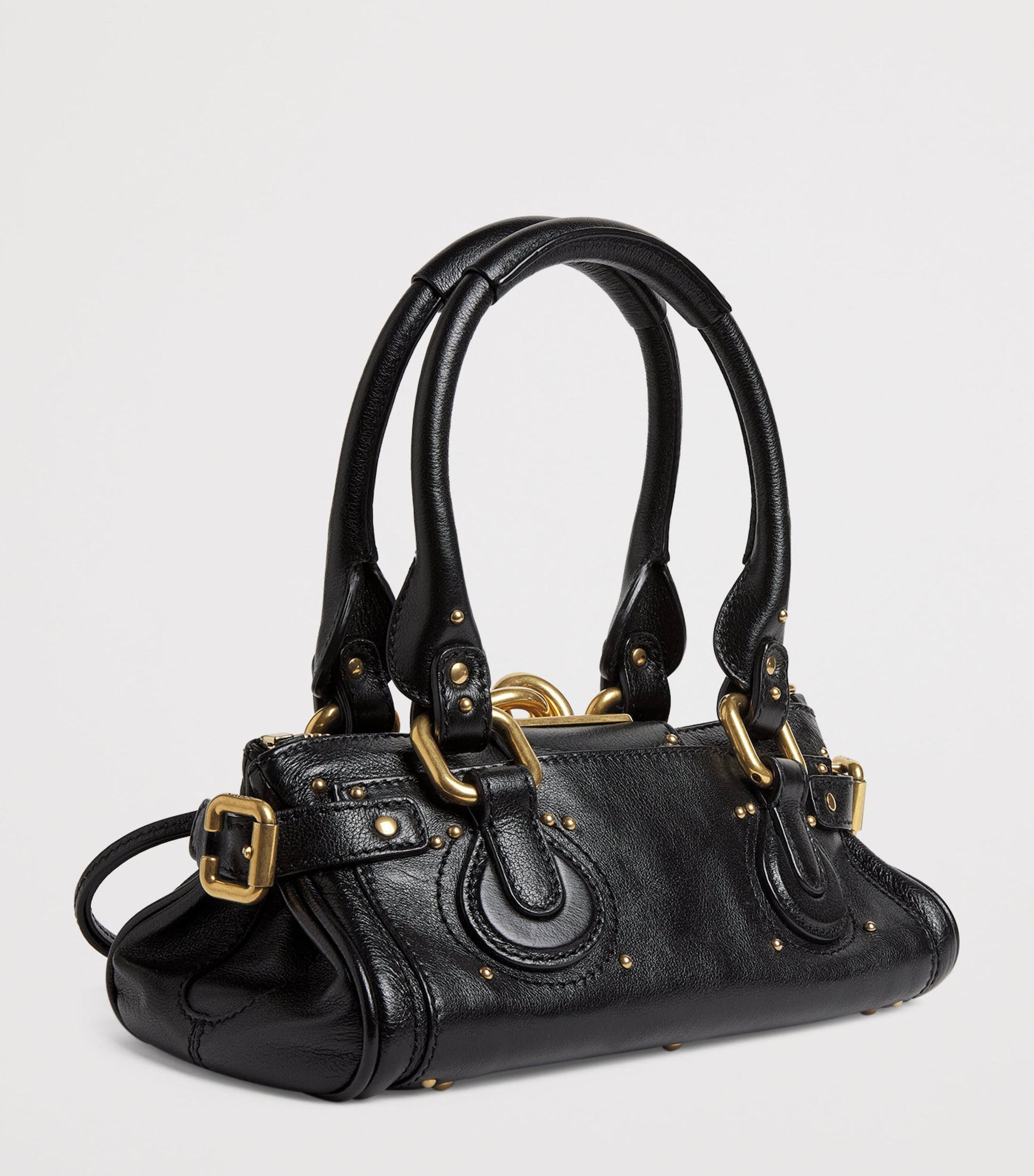 Chloé Small Leather Paddington Top-Handle Bag