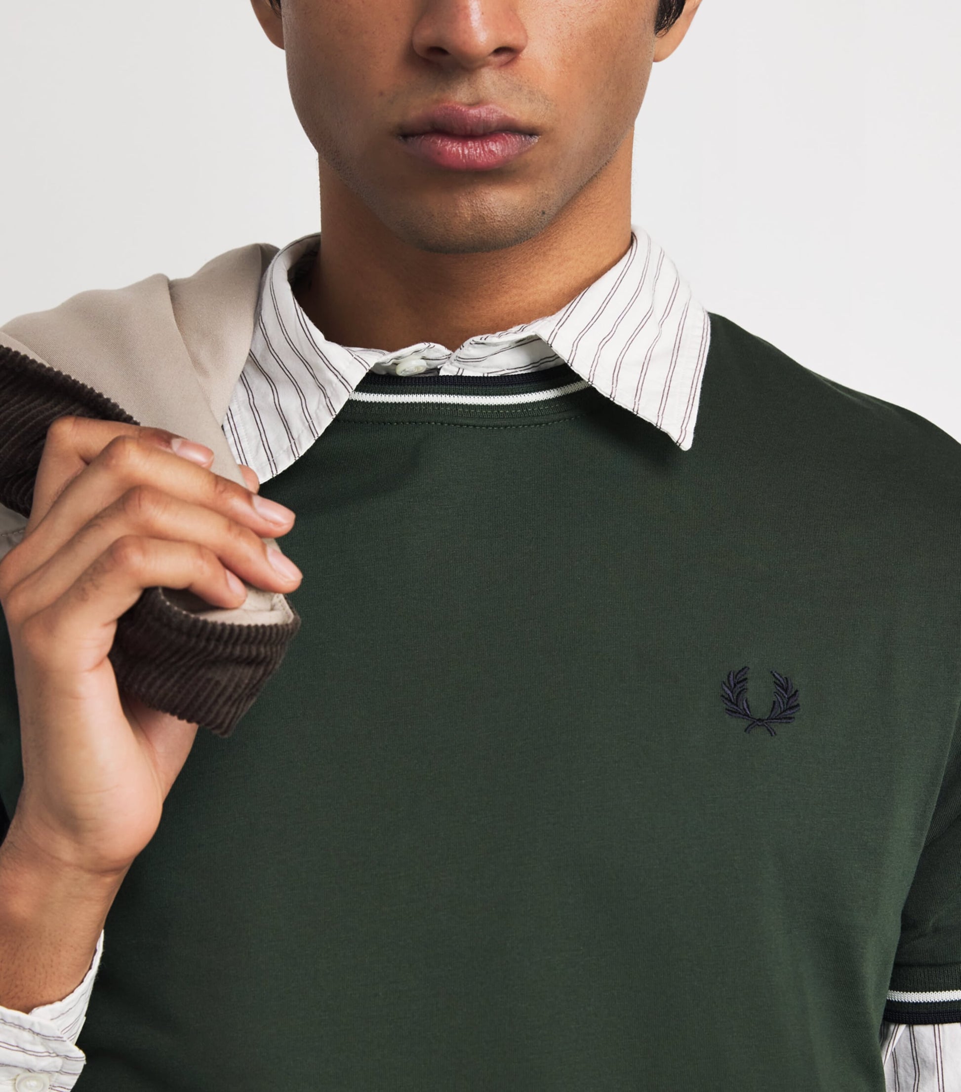 Fred Perry Cotton Twin Tipped T-Shirt