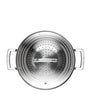 3-Ply Stainless Steel Sauté Multi-Steamer with Glass Lid (24cm)