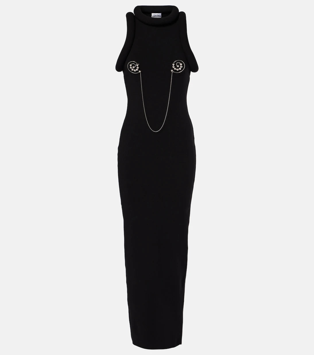 Jean Paul Gaultier - 3D embellished jersey maxi dress